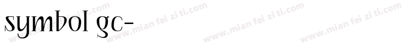 symbol gc字体转换
